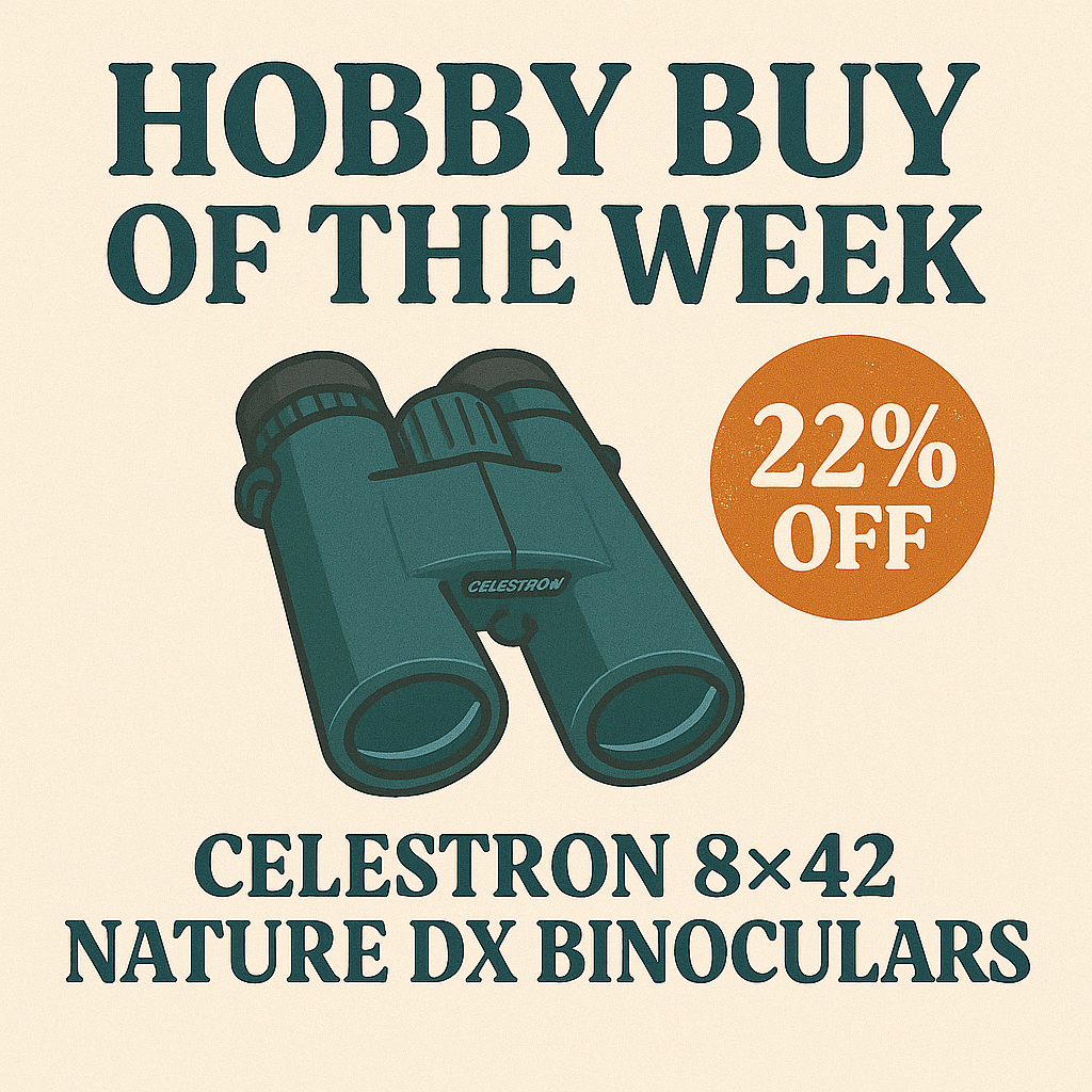 🛒 Hobby Buy of the Week: Celestron 8×42 Nature DX Binoculars